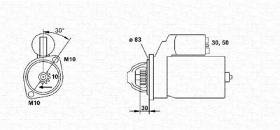 MAGNETI MARELLI 943251449010 -  Стартер